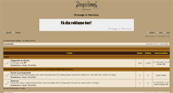 Desktop Screenshot of forum.dressageinharmony.dk